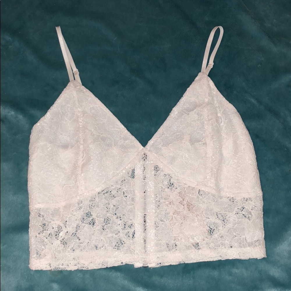 Lace bralette crop top pitaya blueblush NWT